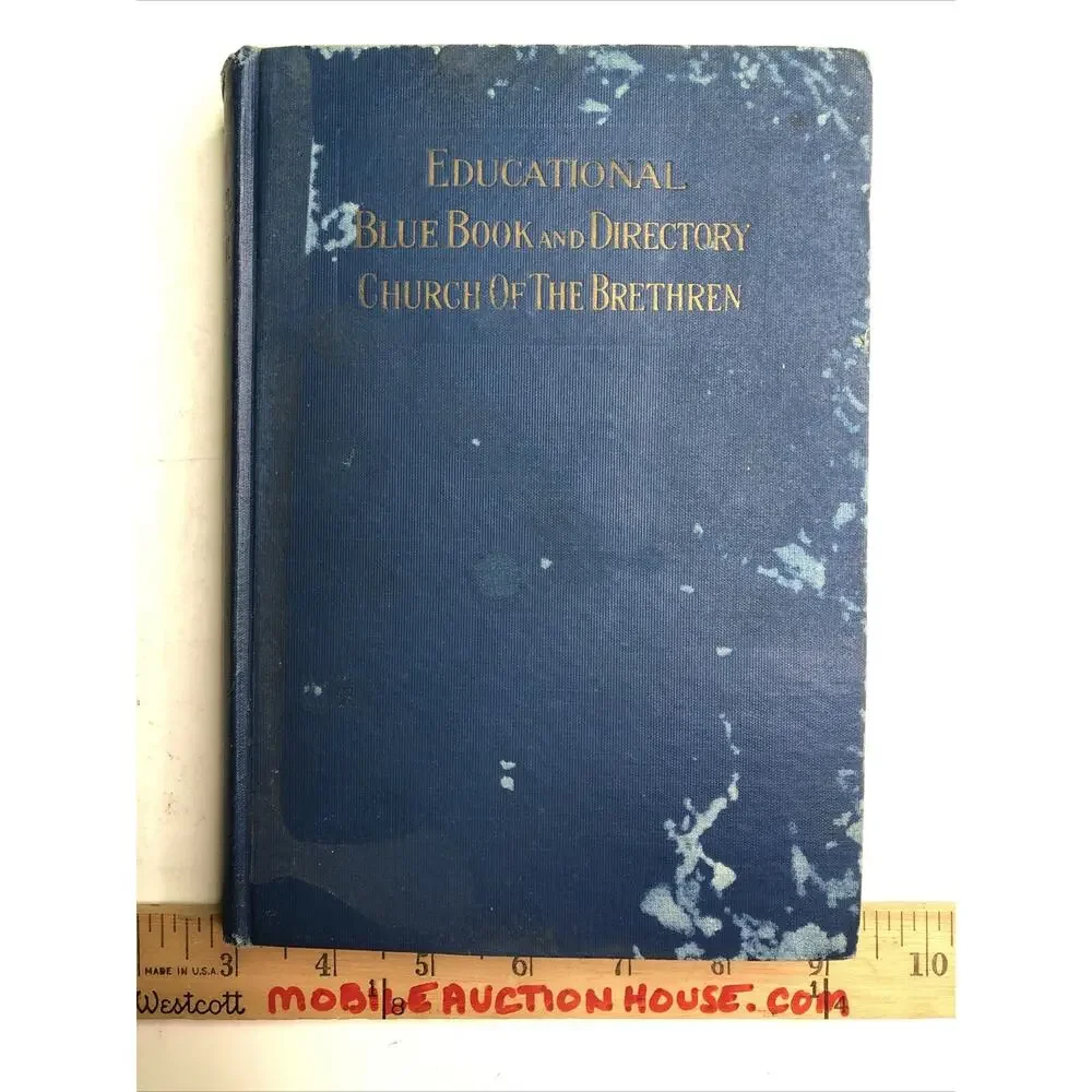 Educational Blue Book and Directory of the Church 1st Edition Cable & Sanger